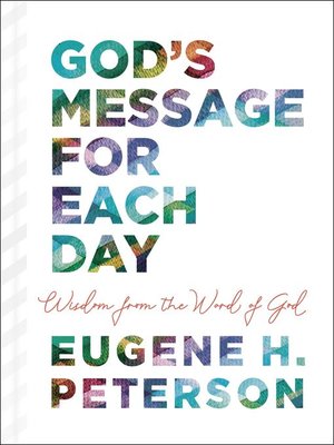 cover image of God's Message for Each Day